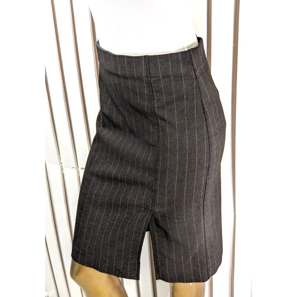 Womens Wildlife Sportswear Pencil Tube Skirt Black Print Professional Y2K Size 8 - Picture 3 of 11